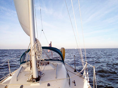 looking aft